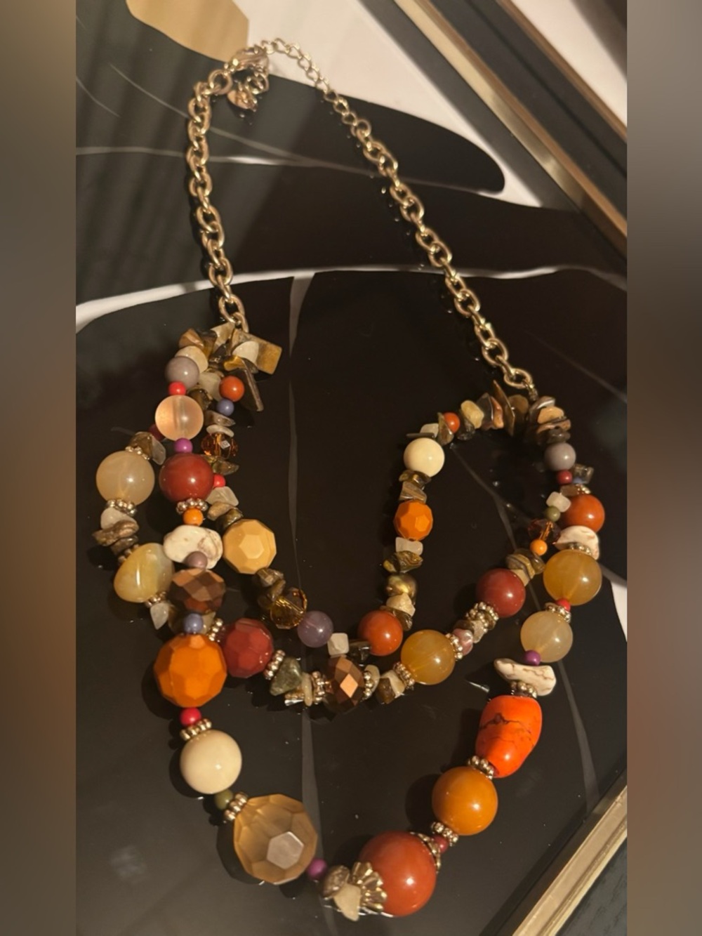 4 Vintage Necklaces ( Coldwater Creek & Ann Taylor) and 2 Bracelets #122 - Picture 9 of 16